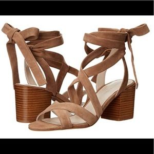 Kenneth Cole New York Block heel sandals in 6.5, tan, NWOT